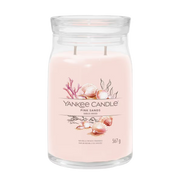 Yankee Candle Pink Sands Large Jar Candle 567g – Two Wick Glass Jar Floral Fragrance