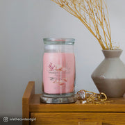Yankee Candle Pink Sands Large Jar Candle 567g – Two Wick Glass Jar Floral Fragrance