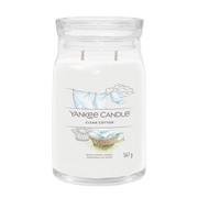 Yankee Candle Clean Cotton® Large Jar Candle 567g – Two Wick Glass Jar Fresh & Clean Fragrance